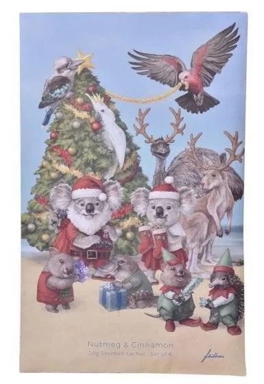 Aussie Xmas Sachet 20gm S/6 - Giftolicious