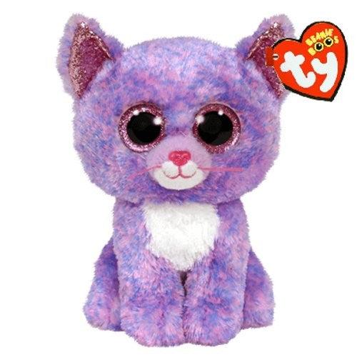 Ty Beanie Boos Cassidy - Lavender Cat Med