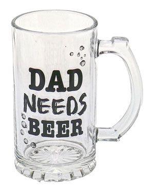 Beer Stein Mug Dad Need Beer - Giftolicious