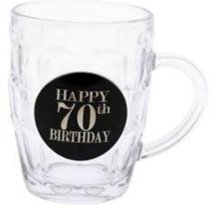 Birthday 70th Dimple Black Badge - Giftolicious