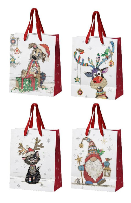 Bug Art Xmas Gift Bag - Giftolicious