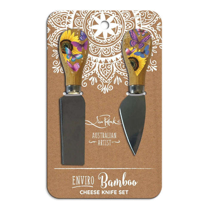 Cheese Knives Sunny Butterflies