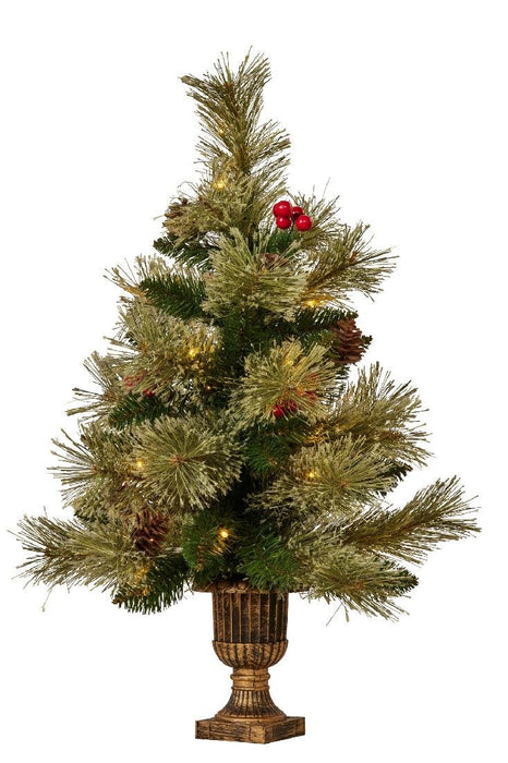 Christmas Tree Multi Functional Lights­ Bristle Berry 2ft - Giftolicious