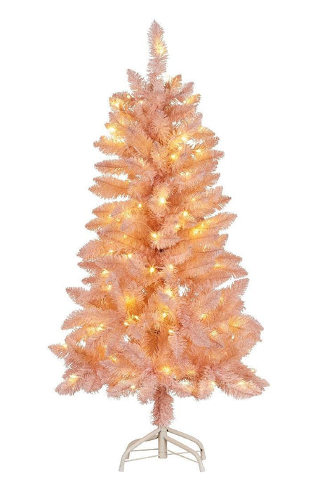 Christmas Tree Multi Function Lights­ Pretty In Pink 4ft - Giftolicious