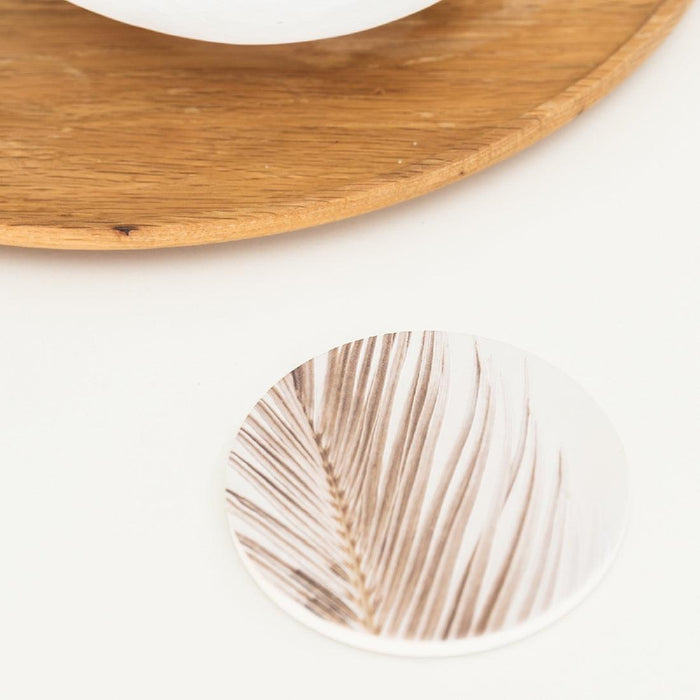 Coast Dry Palm Ceramic Coaster - Giftolicious