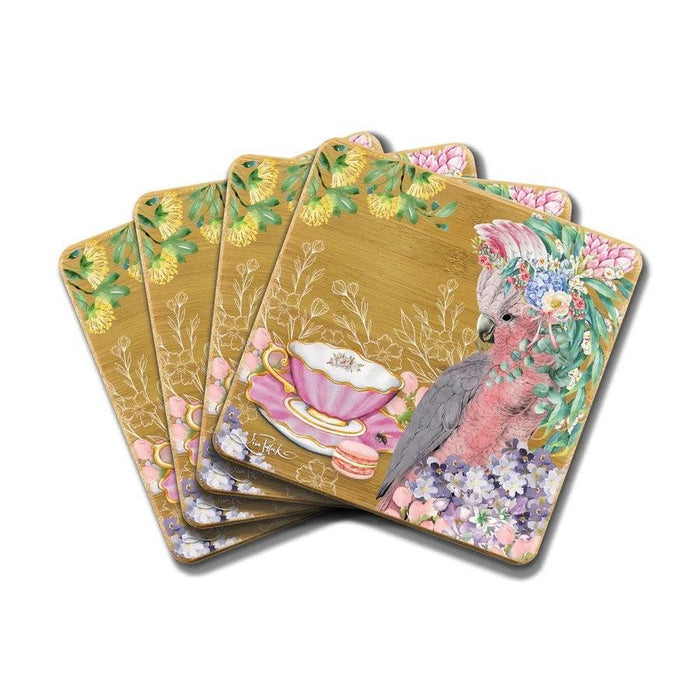 Coaster Set Native Bush Tea