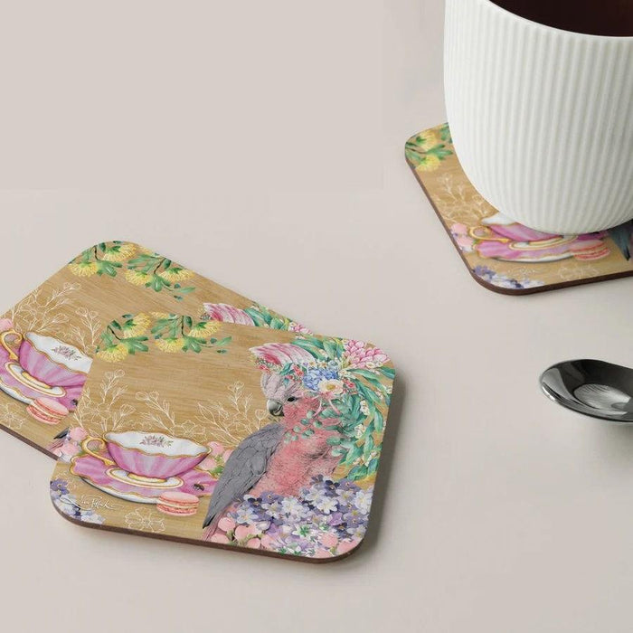 Coaster Set Native Bush Tea