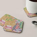 Coaster Set Native Bush Tea