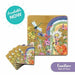 Coaster Set Wildflower Rainbow Eco-friendly Bamboo - Giftolicious