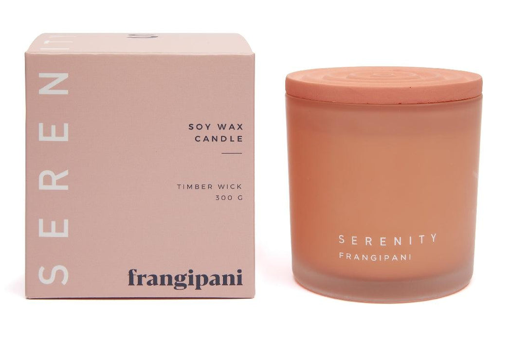 Coloured Core 300g Candle Frangipani - Giftolicious