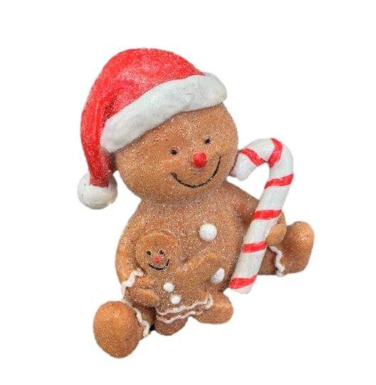 Gingerbread Sitting DÉcor Xmas Decoration - Giftolicious