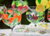 Hand Painted Fruit Gin Glass Berries - Giftolicious