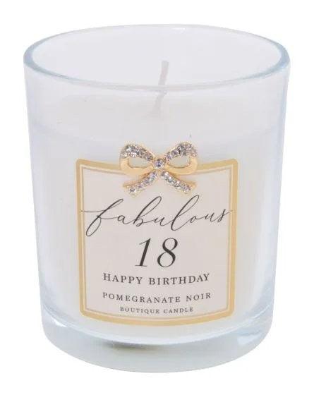 Jewelled 18th Birthday Candle