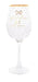 Jewelled 21st Birthday Wine Glass