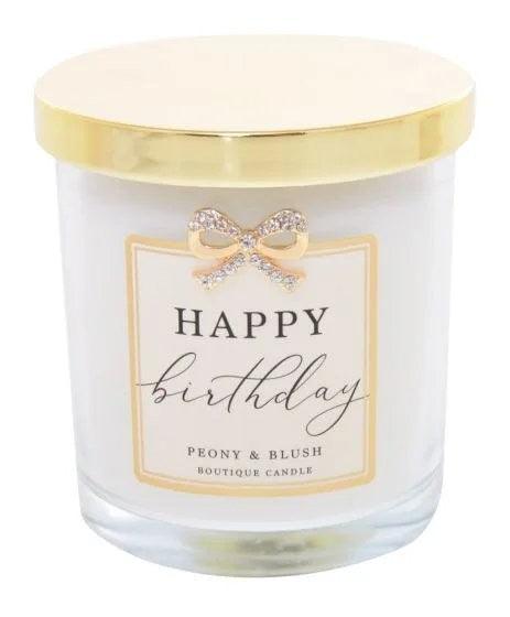 Jewelled Happy Birthday Candle