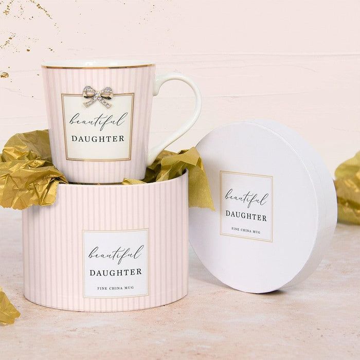 Jewelled Mug Beautiful Daughter - Giftolicious