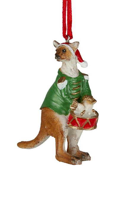 Kangaroo Deco Green Xmas Tree Decoration - Giftolicious