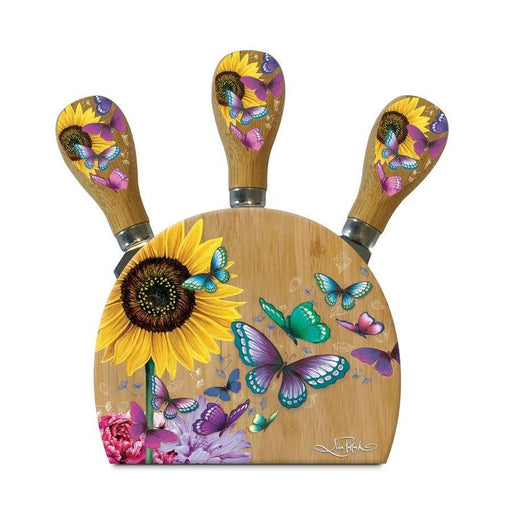 Knife Block Sunny Butterflies