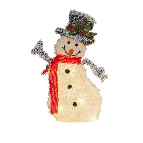 Led Snowy Snowman Figurine 50cm - Giftolicious