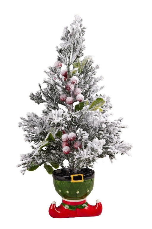 Mini Christmas Tree In Elf Pot 38cmh - Giftolicious