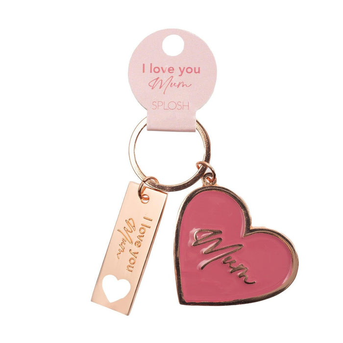 Mothers Day Keyring I Love You Mum - Giftolicious