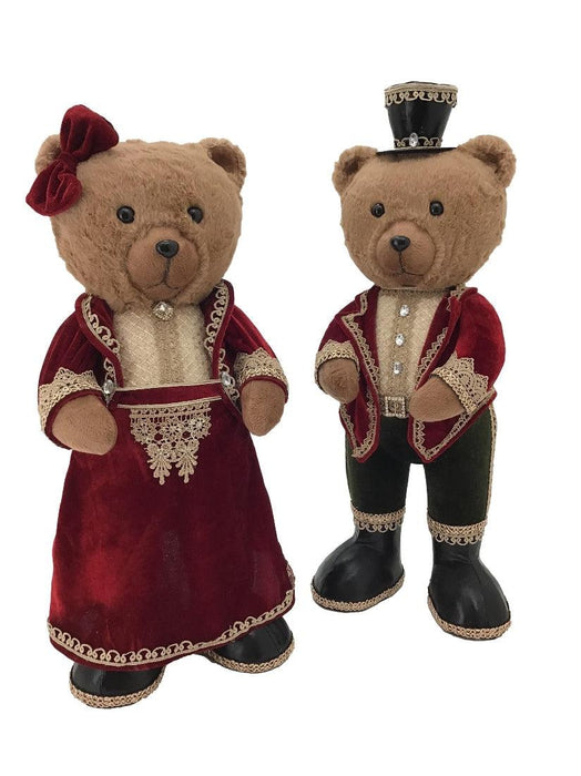 Mrs Christmas Bear Xmas Figurine - Giftolicious