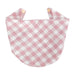 Muslin Bib Gingham Pink Clay - Giftolicious