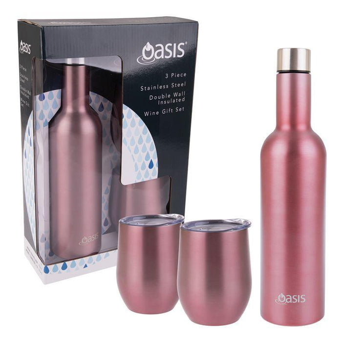 Oasis 3pc Ins Wine Gift Rose: 2020 2 - Giftolicious