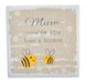 Queen Bee Collection Square Plaque 