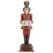 Nutcracker With Golden Details / 32cm With Calendar Xmas Figurine - Giftolicious