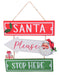 Santa Stop Here Plaque - Giftolicious