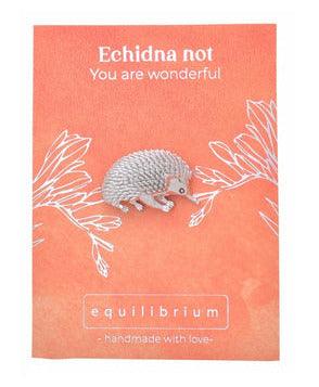 Sentiment Pin Echidna - Giftolicious