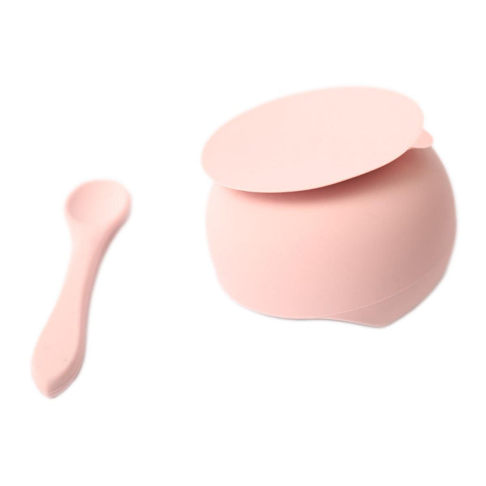 Silicone Dinner Set Gift Boxed Baby Pink - Giftolicious