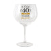 Sip Celebration 40th Balloon Glass - Giftolicious