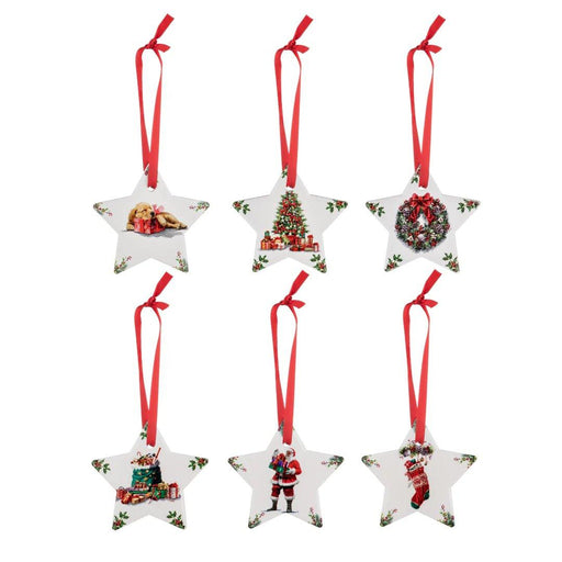 Spirit Of Christmas 6pk Hanging Decoration - Giftolicious