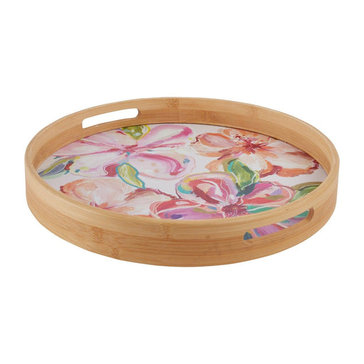 Talulah Round Bamboo Serving Platter