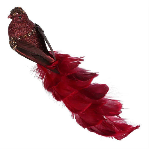 Xmas Andal Clip On Bird Red - Giftolicious