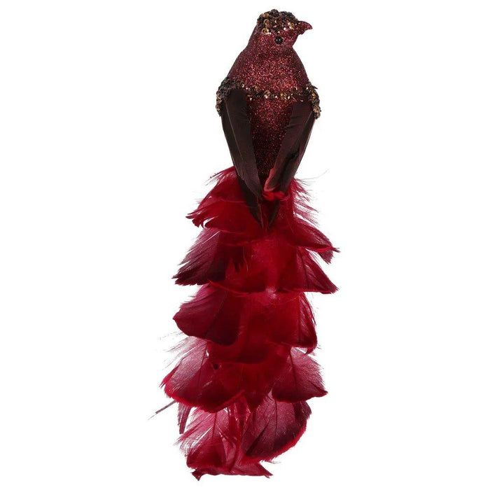 Xmas Andal Clip On Bird Red - Giftolicious