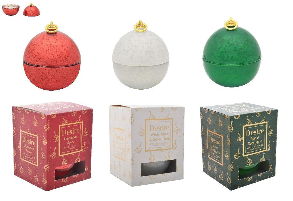 Xmas Bauble Candle - Giftolicious