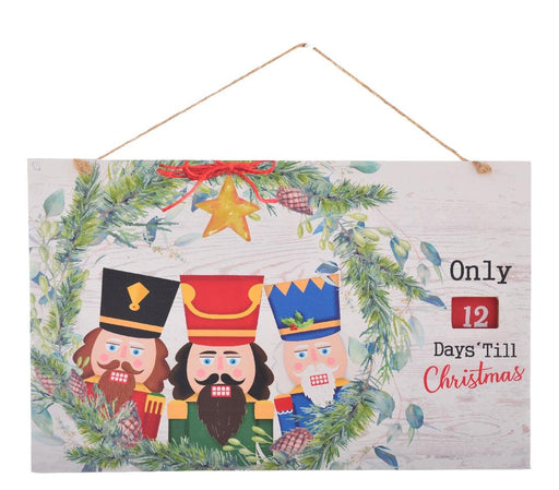 Xmas Count Down Wall Plaque - Giftolicious