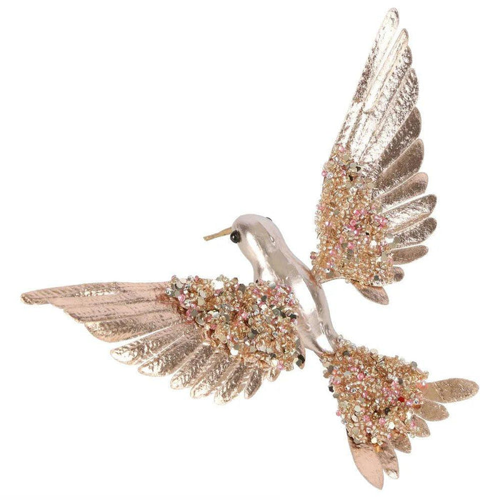 Xmas Lello Clip On Hummingbird Pink - Giftolicious