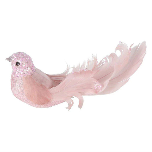 Xmas Sassy Clip On Bird Pink - Giftolicious