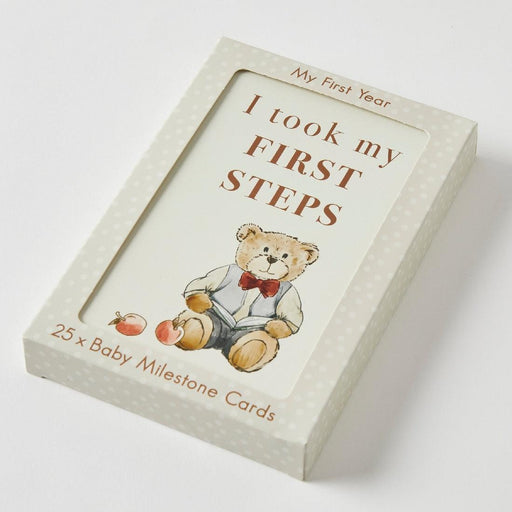 Baby Milestone Cards- Nothing Hill Bear 25pc - Giftolicious