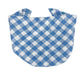 Baby Muslin Bib Gingham Blue Boy - Giftolicious