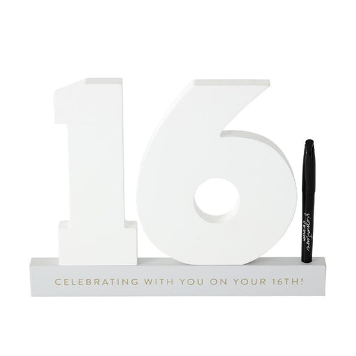 16th Birthday Sign Number - Giftolicious