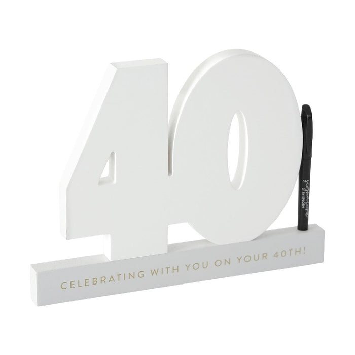 40th Birthday Sign Number - Giftolicious