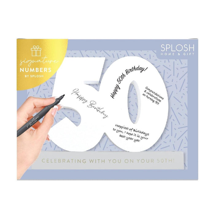 50 Sign Number - Giftolicious