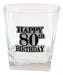 Birthday 80th Badged Scotch Glass - Giftolicious