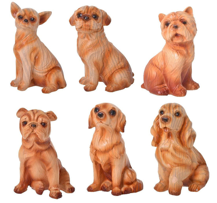 Carved Sitting Dogs - Giftolicious