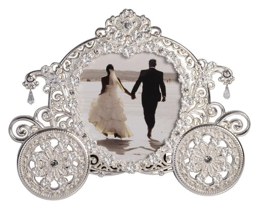 Diamond Silver Carriage Frame Wedding - Giftolicious